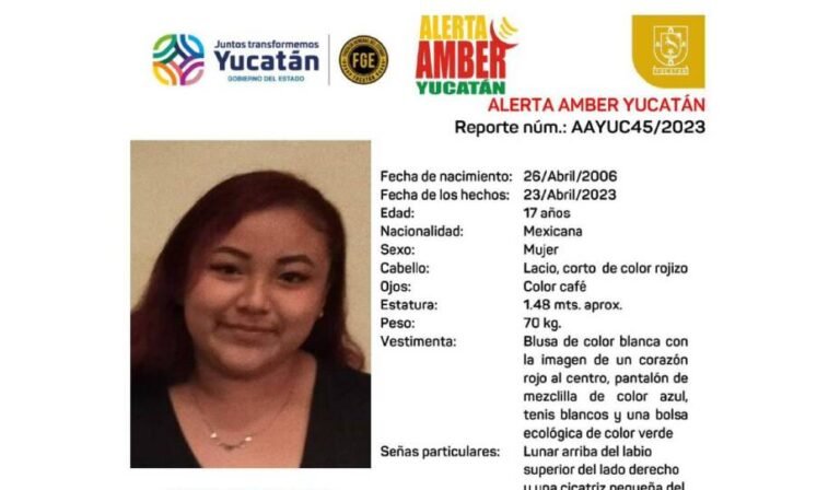 DESAPARECE JOVENCITA DE 17 AÑOS EN MÉRIDA, VANESA YAM