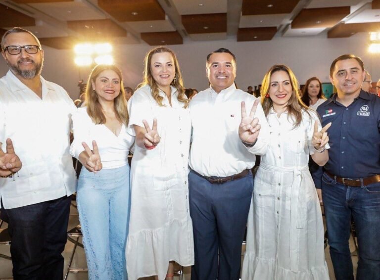 Cecilia Patrón: En equipo con Renán Barrera Mérida y Yucatán tendrán movilidad eficiente y salud