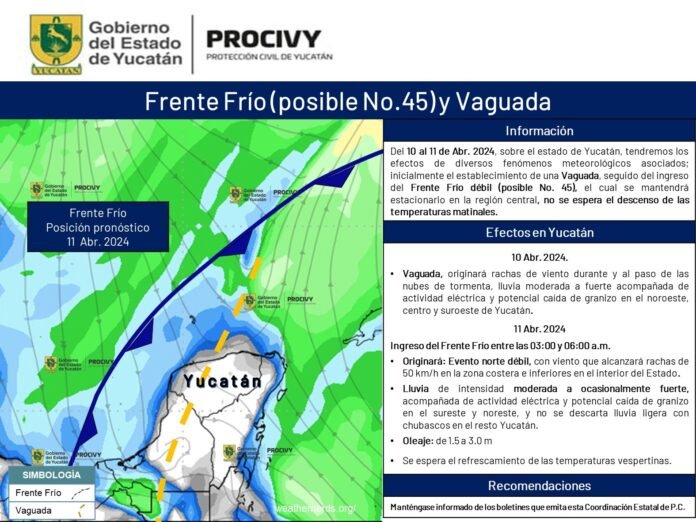 frente frio 45