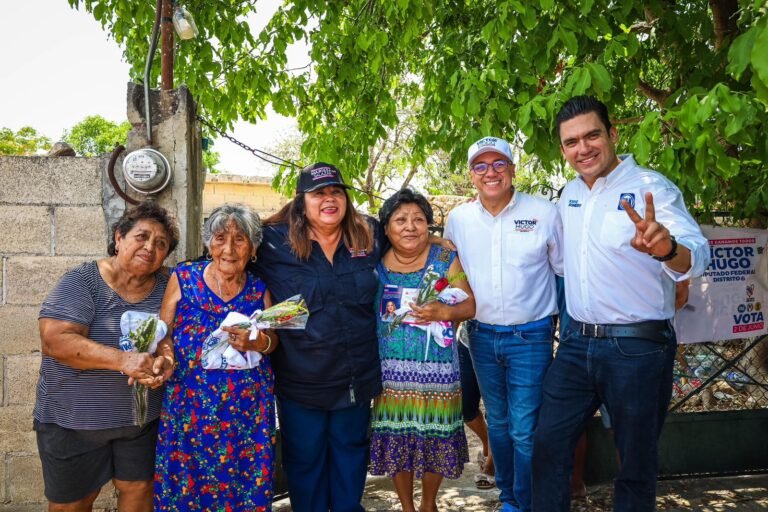 Más seguridad y empleos bien pagados con Víctor Hugo en el Congreso federal