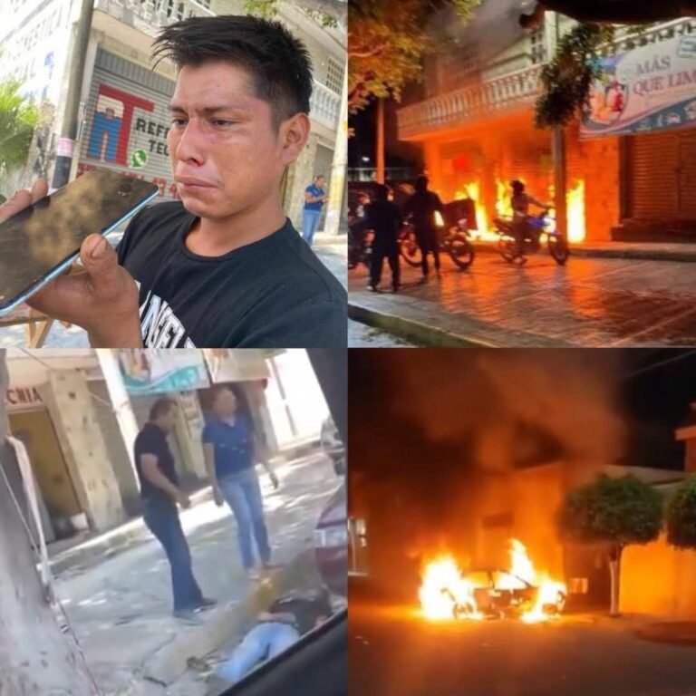 JOVEN TRABAJADOR ATACADO POR VENDER FRUTA FRENTE A SU LOCAL