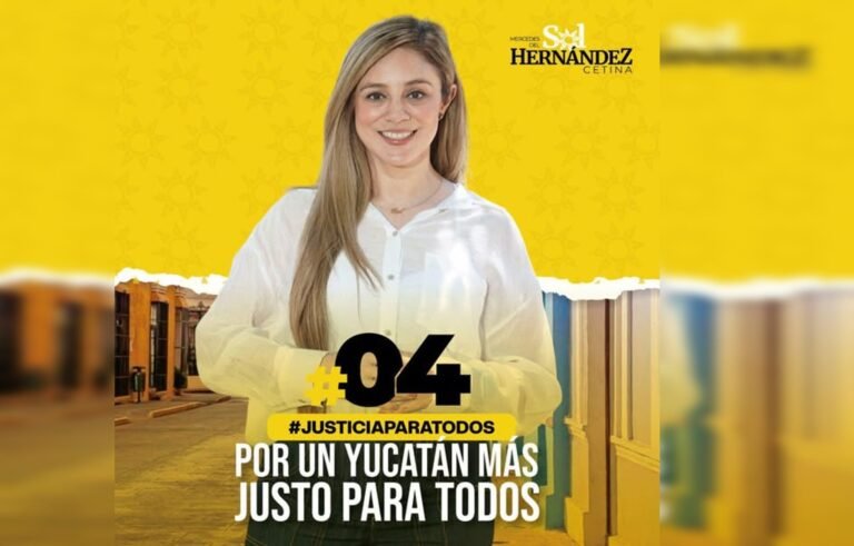 Mercedes del Sol Hernández Cetina cierra campaña con llamado a construir justicia participativa