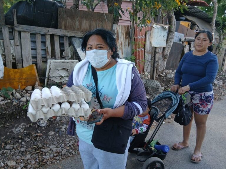 Fundación Los Mayas Eternos entrega una tonelada de huevo a más de 900 familias del sur de Mérida