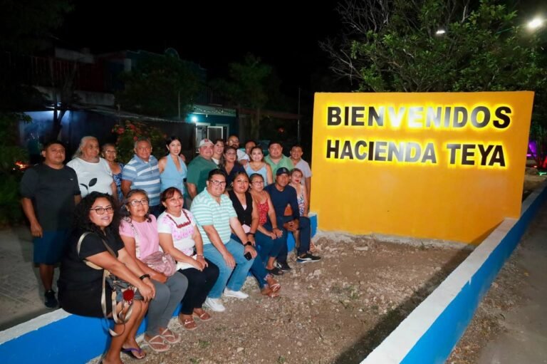 De basurero a espacio de convivencia en la comisaría de Teya: se inaugura nuevo parque infantil.