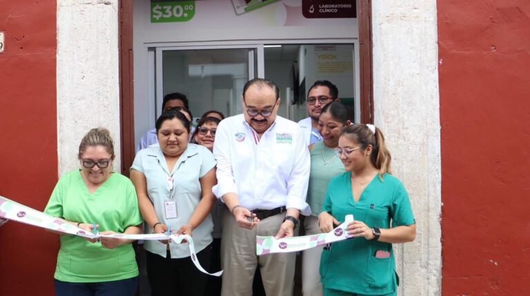 Ramírez Marín destaca nueva sede de la Clínica Wilma Marín en Motul