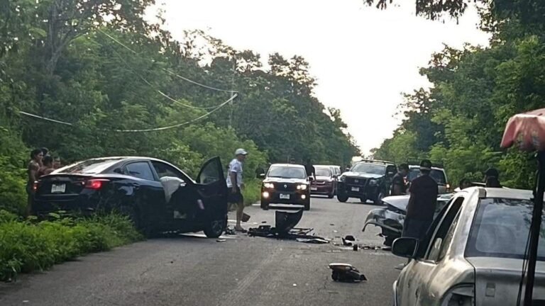 Choque frontal en la Kinchil-Samahil deja un muerto y dos personas ilesas