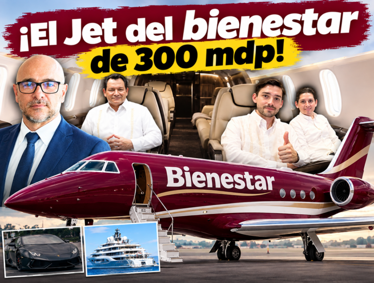 El jet de 304 millones que desata preguntas sobre el poder de Mario Millet Encalada en Yucatán