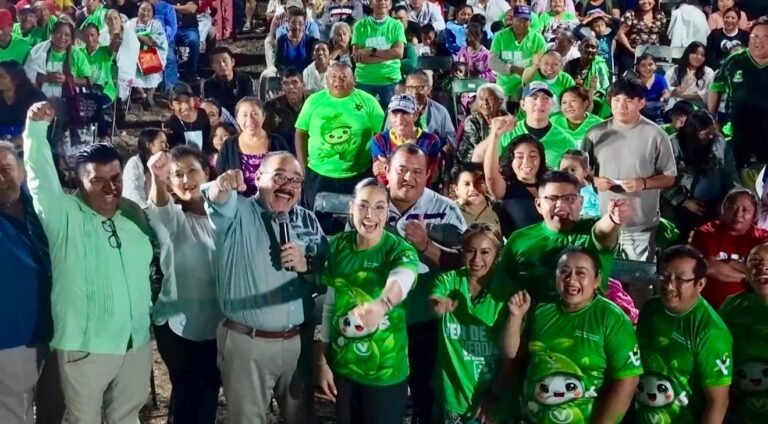 Ramírez Marín reconoce la presencia del Partido Verde en Kinchil